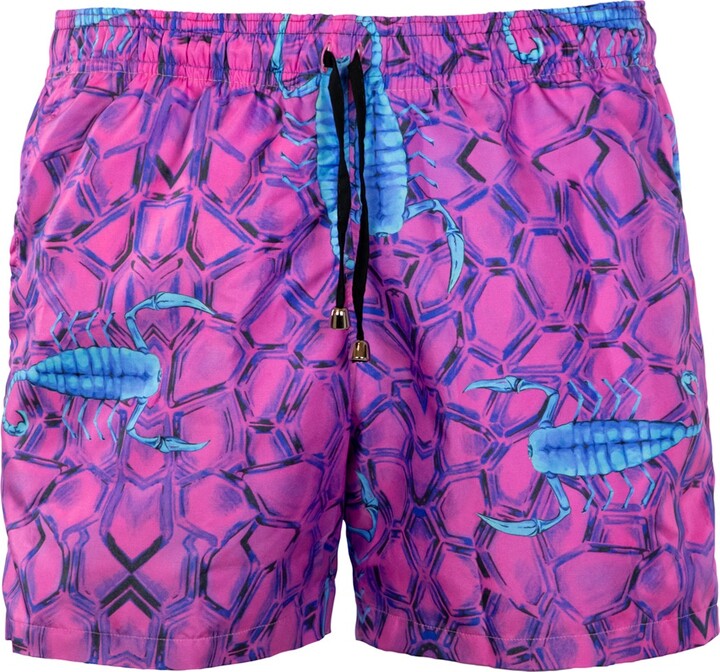 Axel P Men's Swimwear Violet Spotted Scorpion ShopStyle