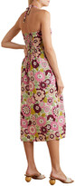 Thumbnail for your product : Dodo Bar Or Karen cutout floral-print twill halterneck midi dress