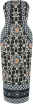 Thumbnail for your product : Temperley London Merida Tile Strapless Dress