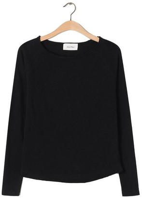 American Vintage Sonoma Long Sleeve Black T Shirt - Large