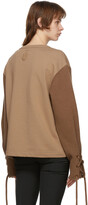 Thumbnail for your product : MONCLER GENIUS 1 Moncler JW Anderson Tan Logo Sweater