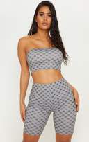 Thumbnail for your product : PrettyLittleThing Grey Bandeau Crop Top