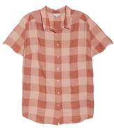 Thumbnail for your product : Lucky Brand Plaid Short Sleeve Top