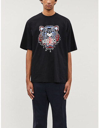 Kenzo Tiger classic-fit cotton-jersey T-shirt