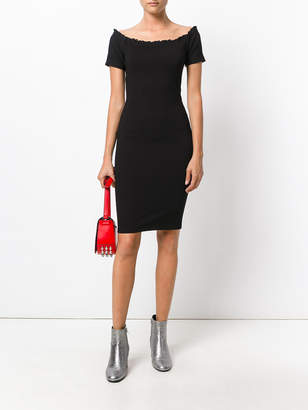 Diesel boat neck fitted dress