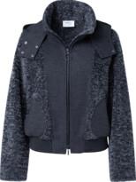 Thumbnail for your product : Akris Punto Hooded Faux-Fur Combo Jacket
