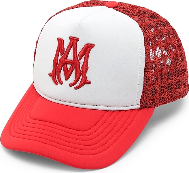 Amiri Men's MA Two-Tone Trucker Hat - Red