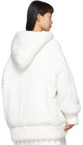 Thumbnail for your product : MM6 MAISON MARGIELA White Padded Logo Hoodie