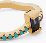 Thumbnail for your product : Cornelia Webb 24-Karat Gold-Plated, Crystal And Stone Ring