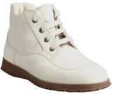 Thumbnail for your product : Hogan cream leather lace-up sneakers