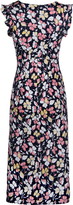 Thumbnail for your product : Rachel Roy Floral Flutter Sleeve Midi Dress
