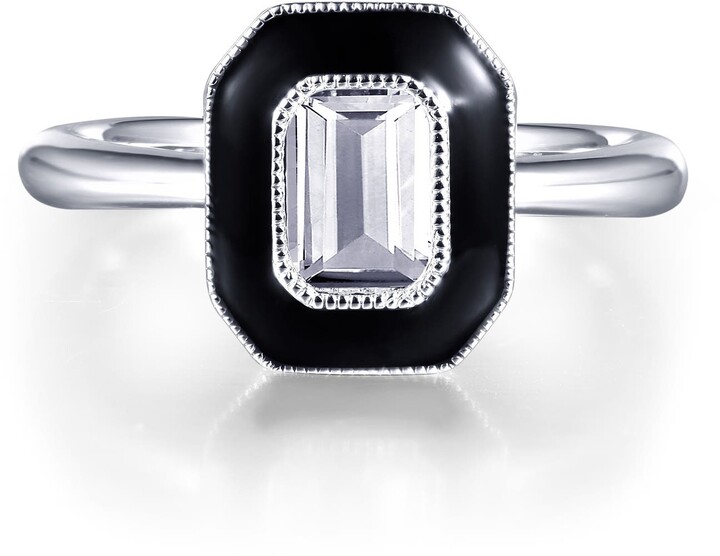 Black And White Enamel Ring | Shop the world's largest collection 