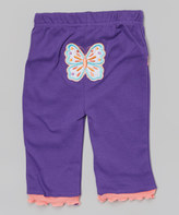 Thumbnail for your product : White & Orange Butterflies Bodysuit Set