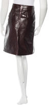 Thumbnail for your product : Belstaff Leather Mini Skirt w/ Tags