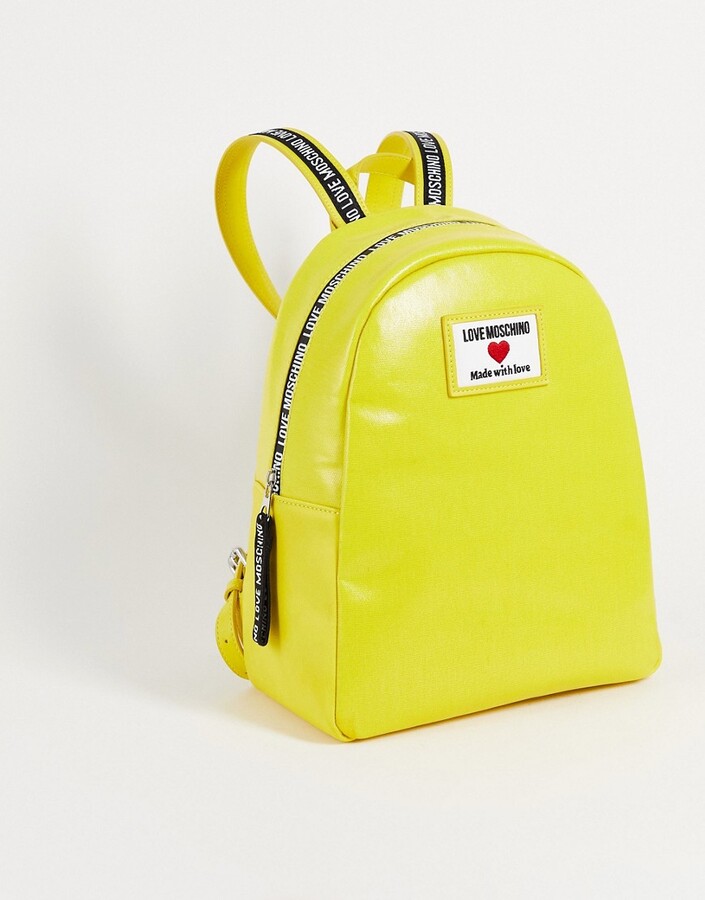 pale yellow backpack