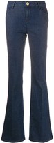 Thumbnail for your product : Twin-Set Side Stripe Flared Jeans