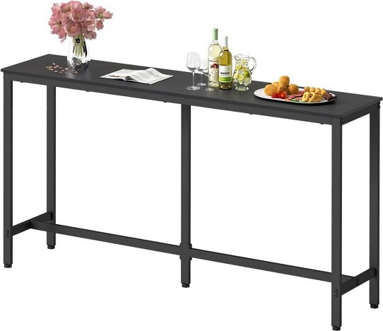 BestMassageBarHeightPubTable–71INModernIndustrialDesignwithMulti-SceneVersatilityBlack