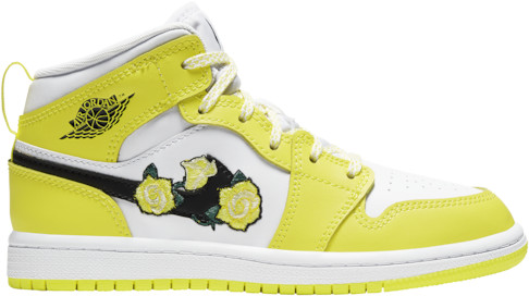 yellow basketball shoes
