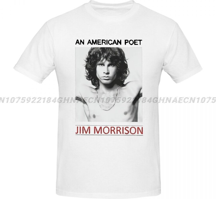 None Jim Morrison Fan T-shirt Music Tee Mens Womens All Sizes Cheap Sale 100 % Cotton T Shirts For Boys Cool Summer Tees