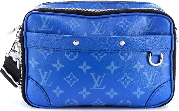 Louis Vuitton Blue Taigarama Alpha Messenger (Authentic Pre-Loved)