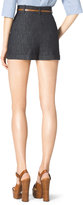 Thumbnail for your product : Michael Kors Pleated Denim Shorts