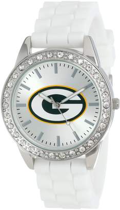 Game Time Women's NFL-FRO-GB Frost NFL Series 3-Hand Analog Watch