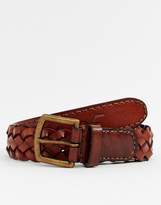 Thumbnail for your product : Hollister braided leather belt