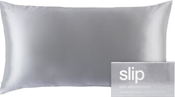 Slip Pure Silk King Pillowcase - Silver