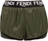 Thumbnail for your product : Fendi Layered Shell And Stretch-jersey Shorts