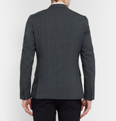 Thumbnail for your product : Paul Smith Navy Slim-Fit Prince of Wales Check Wool Blazer