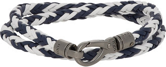 Tod's Men's Leather Wrap Bracelet