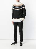 Thumbnail for your product : Valentino patterned turtleneck jumper