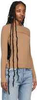 Thumbnail for your product : AGOLDE Beige Lyza Cut-Out Shirt