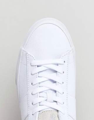 Polo Ralph Lauren Sayer Canvas Trainers In White
