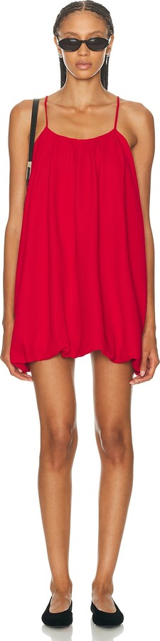 Simon Miller SIMONMILLER Cleo Crepe Mini Dress in Red