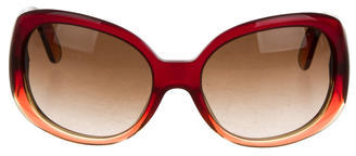 Chanel Ombré Round Sunglasses