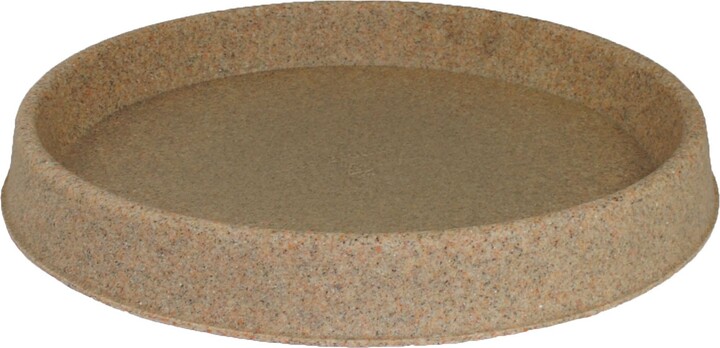 Tusco Products TR30SS Round Saucer Tray, 30", Sandstone