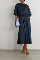 Thumbnail for your product : Roksanda Manu Gathered Cotton-poplin Midi Dress