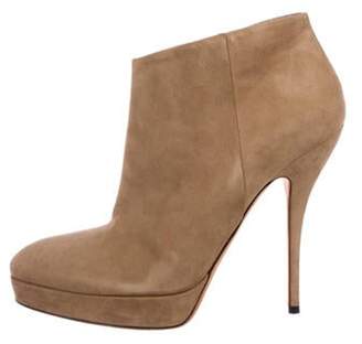 Gucci Suede Ankle Boots brown Suede Ankle Boots