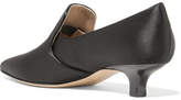 Thumbnail for your product : The Row Gaia Satin Pumps - Black