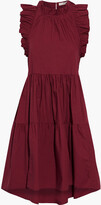 Thumbnail for your product : Ulla Johnson Tasmin Tiered Ruffled Cotton-poplin Dress