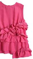 Thumbnail for your product : Marni Junior Sleeveless Crepe Shirt W/ Ruffles
