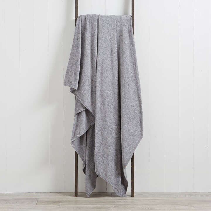Dunelm Chenille Grey Throw Grey ShopStyle