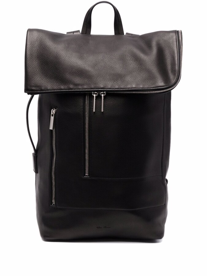 Rick Owens Duffle Leather Backpack - ShopStyle