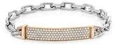 Thumbnail for your product : Walters Faith Carrington 18K Two Tone Diamond Id Bar Bracelet