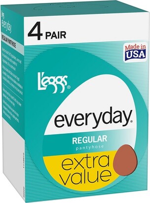 L'eggs Everyday Women's Sheer Regular 4pk Pantyhose -