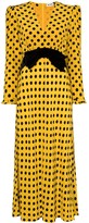 Thumbnail for your product : Rixo Elodie polka dot bowtie dress