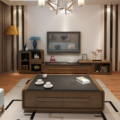 Bkoksety Retro minimalist storage coffee table