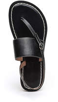 Thumbnail for your product : Bernardo Meg Leather Flat Sandals, Black