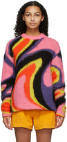 Thumbnail for your product : AGR SSENSE Exclusive Pink Mohair Sweater
